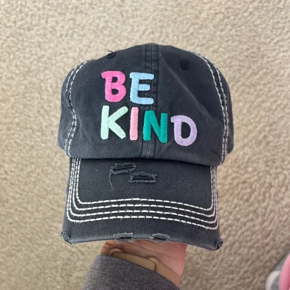 Hobby Lobby Black 'Be Kind' Cap - Picture 1 of 6